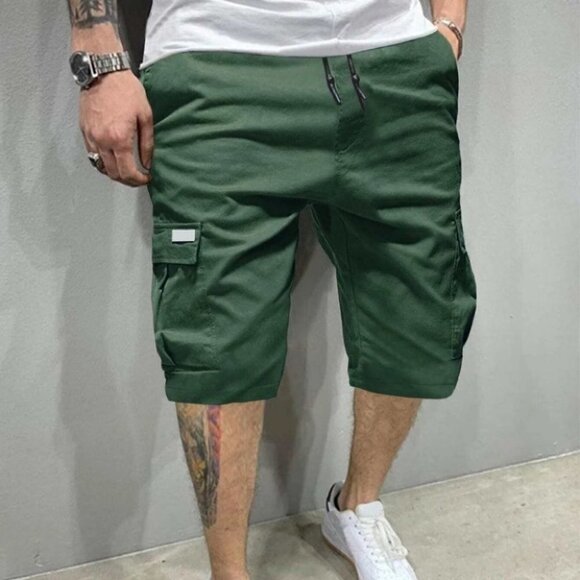 Green Mens Shorts - Picture 1 of 5